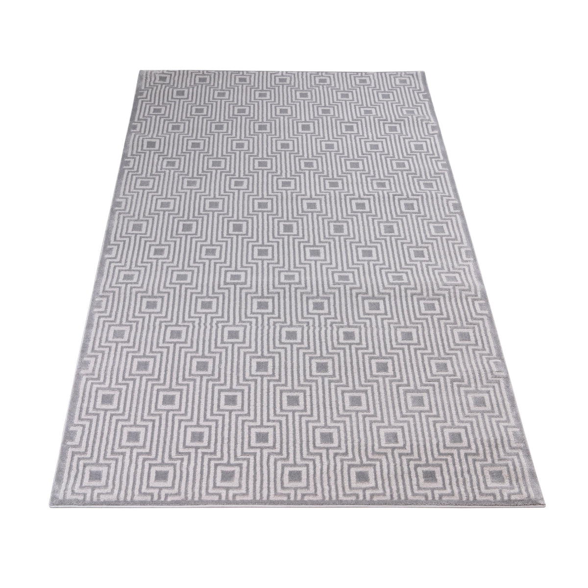 Elmira Geometric Grey Rug from Roseland