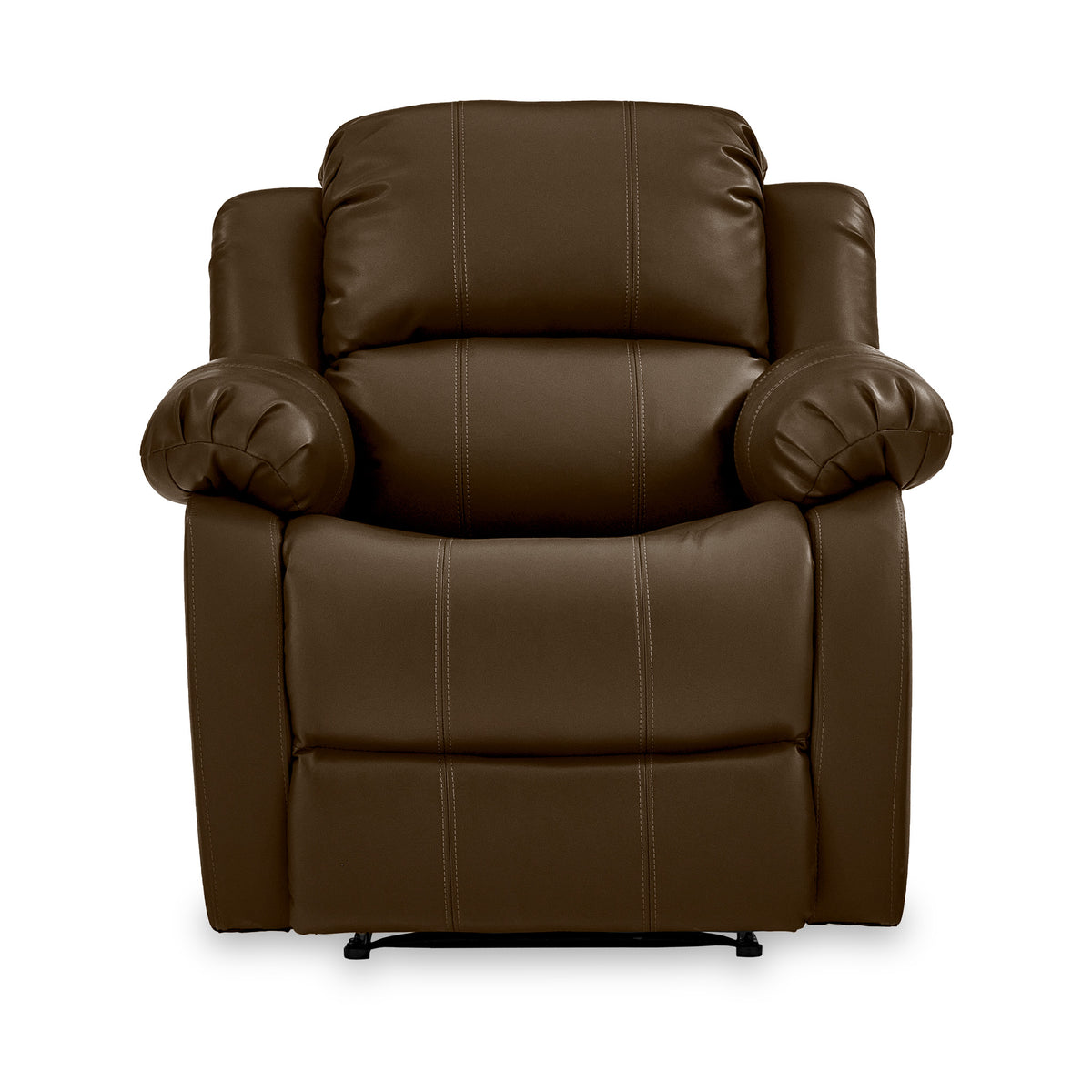 Anton Brown Leather Reclining Armchair