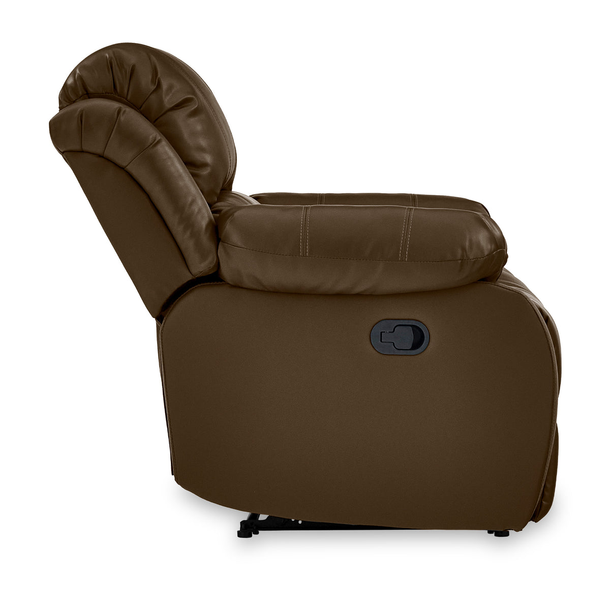 Anton Brown Leather Reclining Armchair