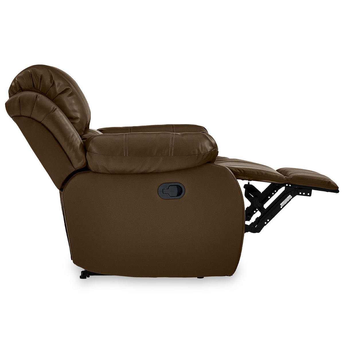 Anton Brown Leather Reclining Armchair