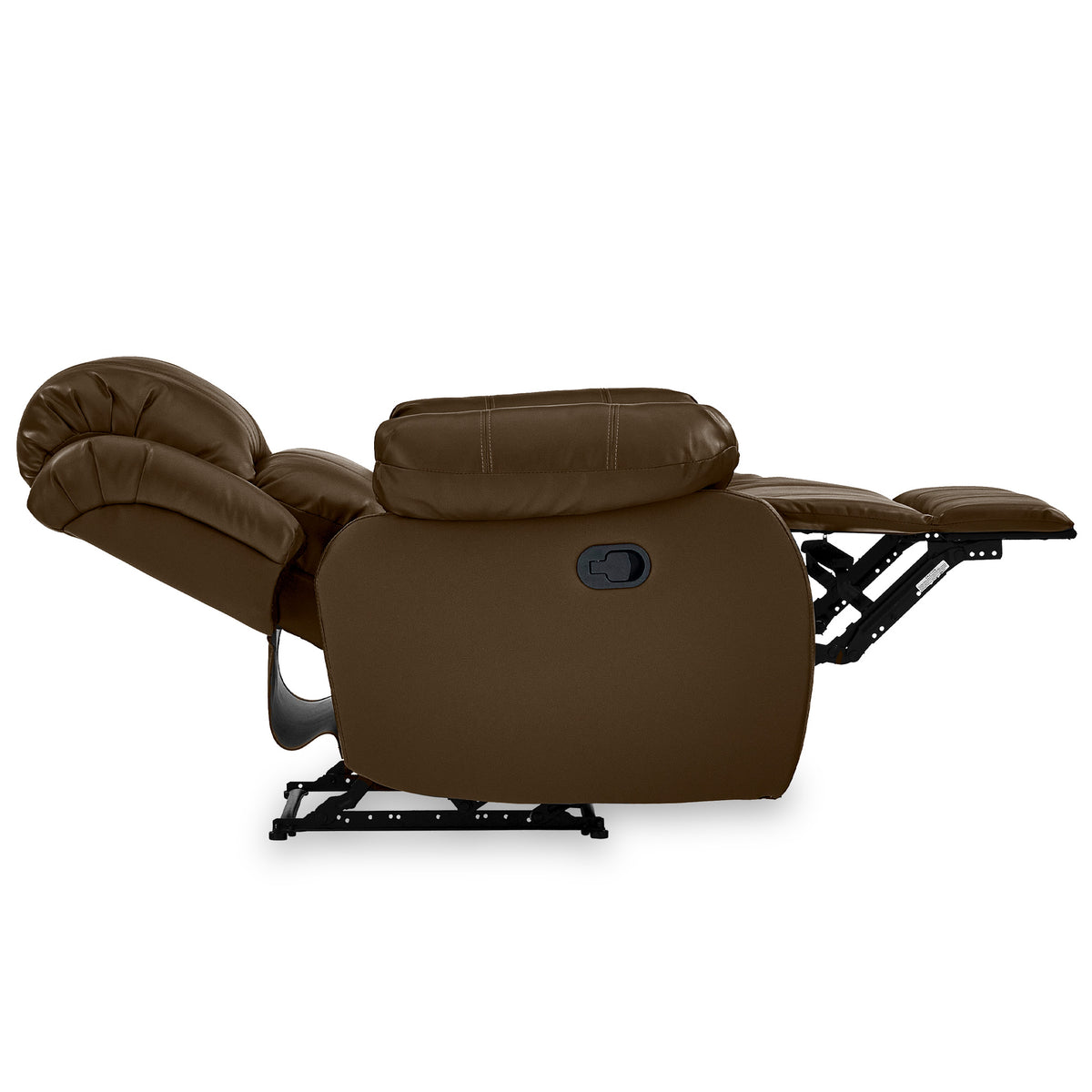 Anton Brown Leather Reclining Armchair
