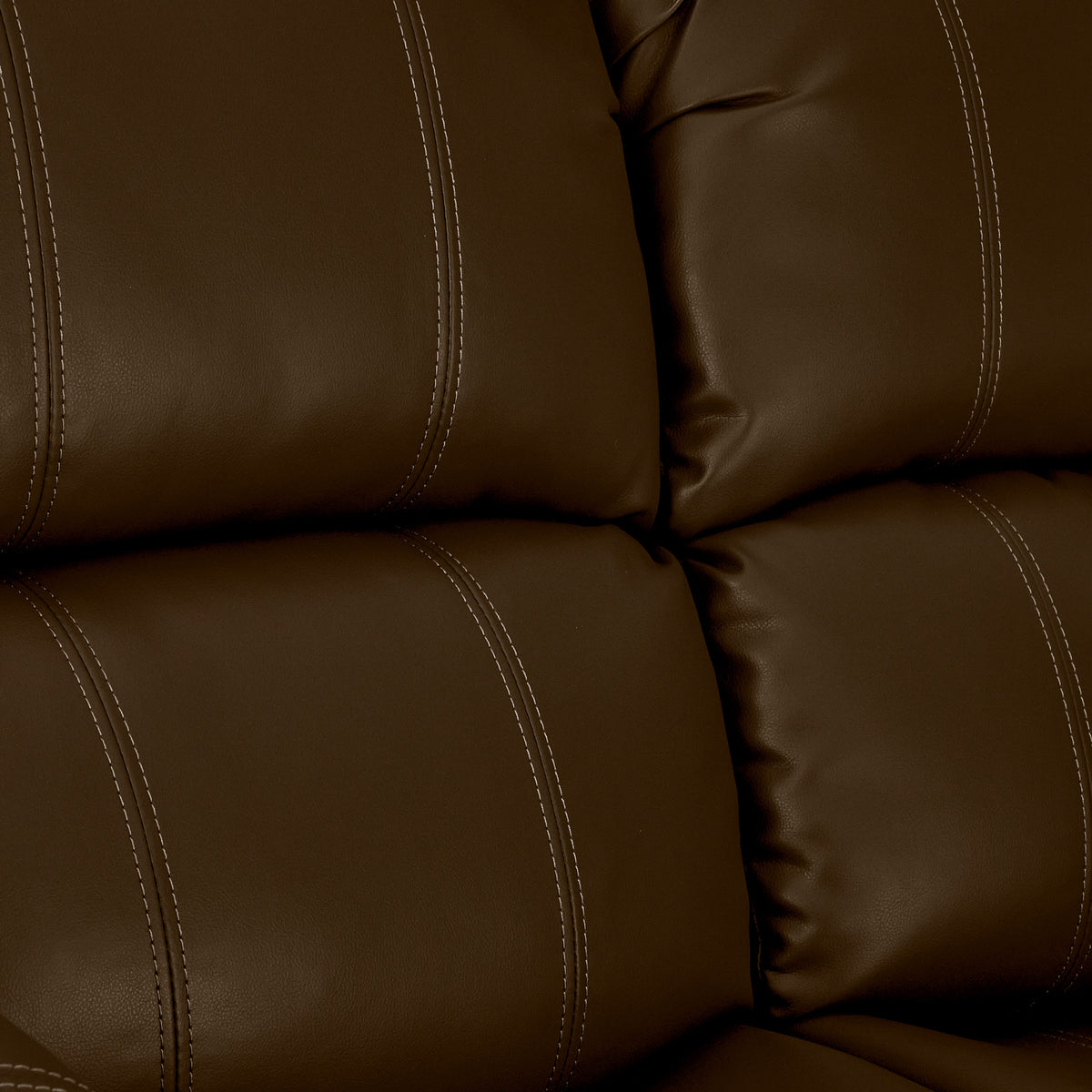 Anton Brown Leather Reclining 2 Seater Sofa