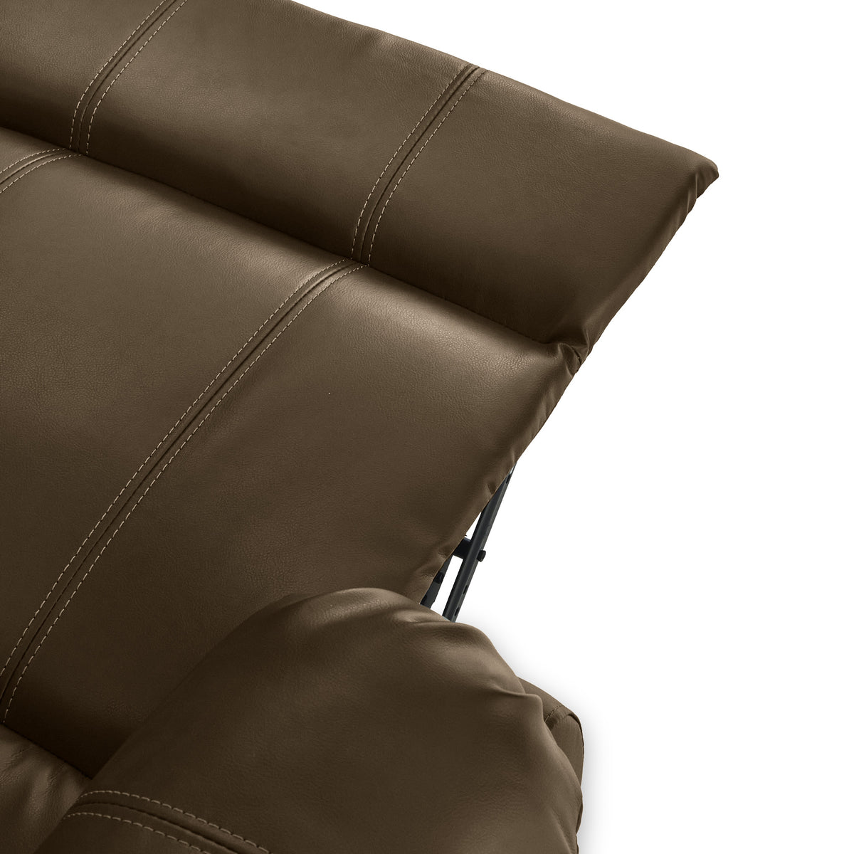 Anton Brown Leather Reclining 2 Seater Sofa
