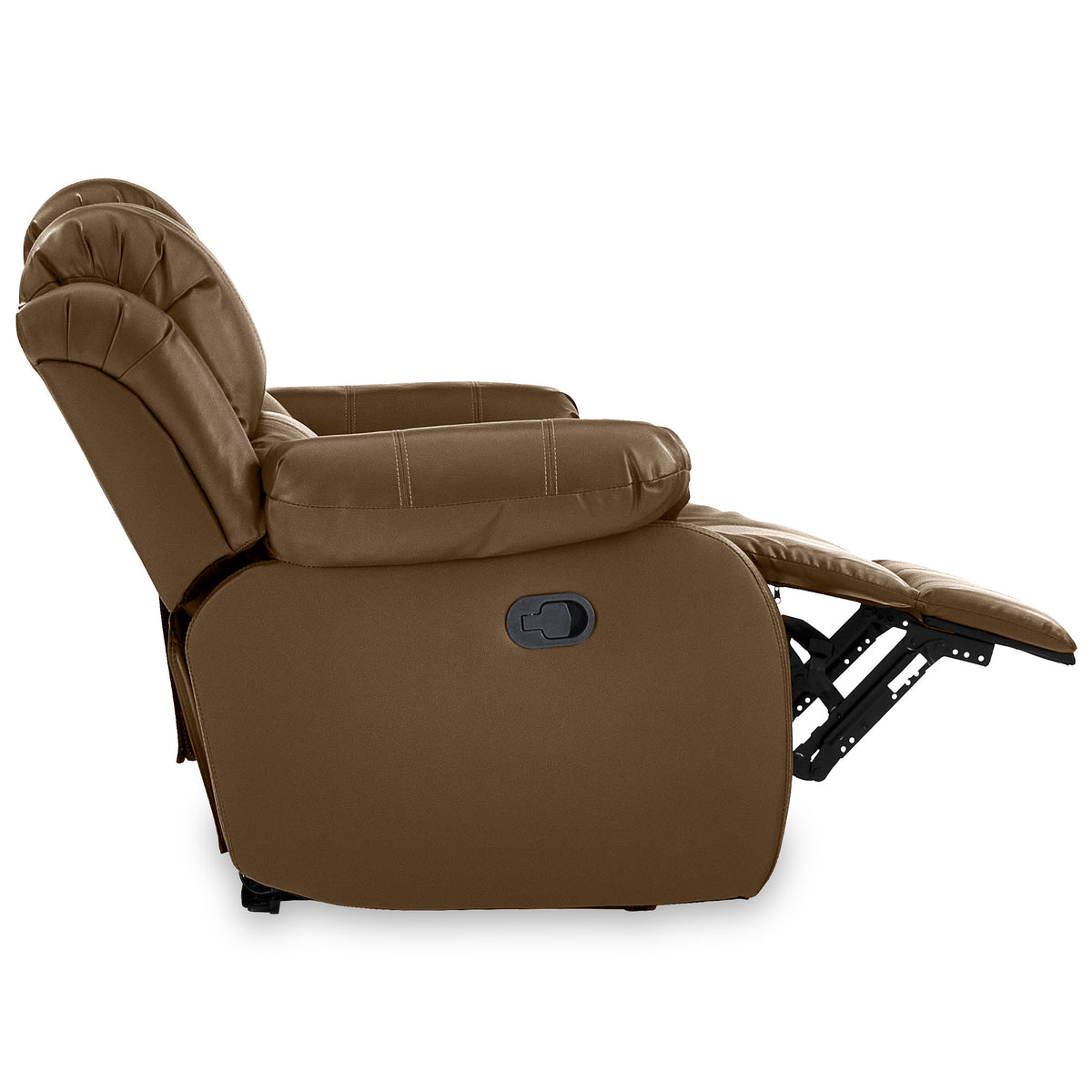 Anton Brown Leather Reclining 2 Seater Sofa