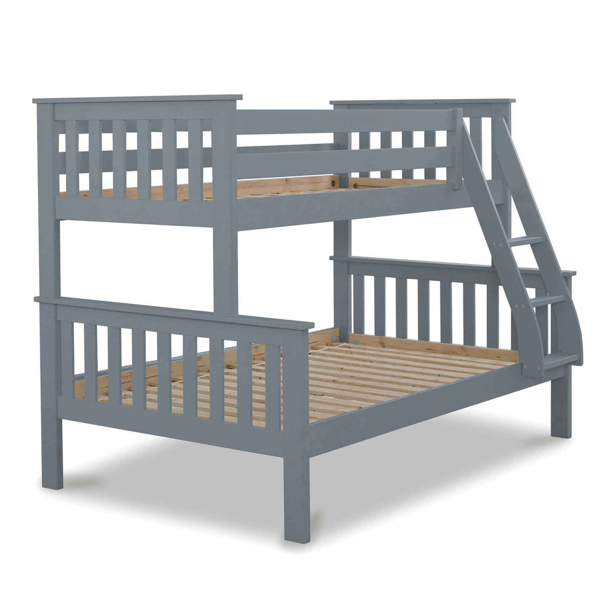 Carlson Grey Triple Sleeper Bunk Bed by Roseland Furniture