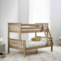 lifestyle image of the Carlson Pine Triple Sleeper Bunk Bed