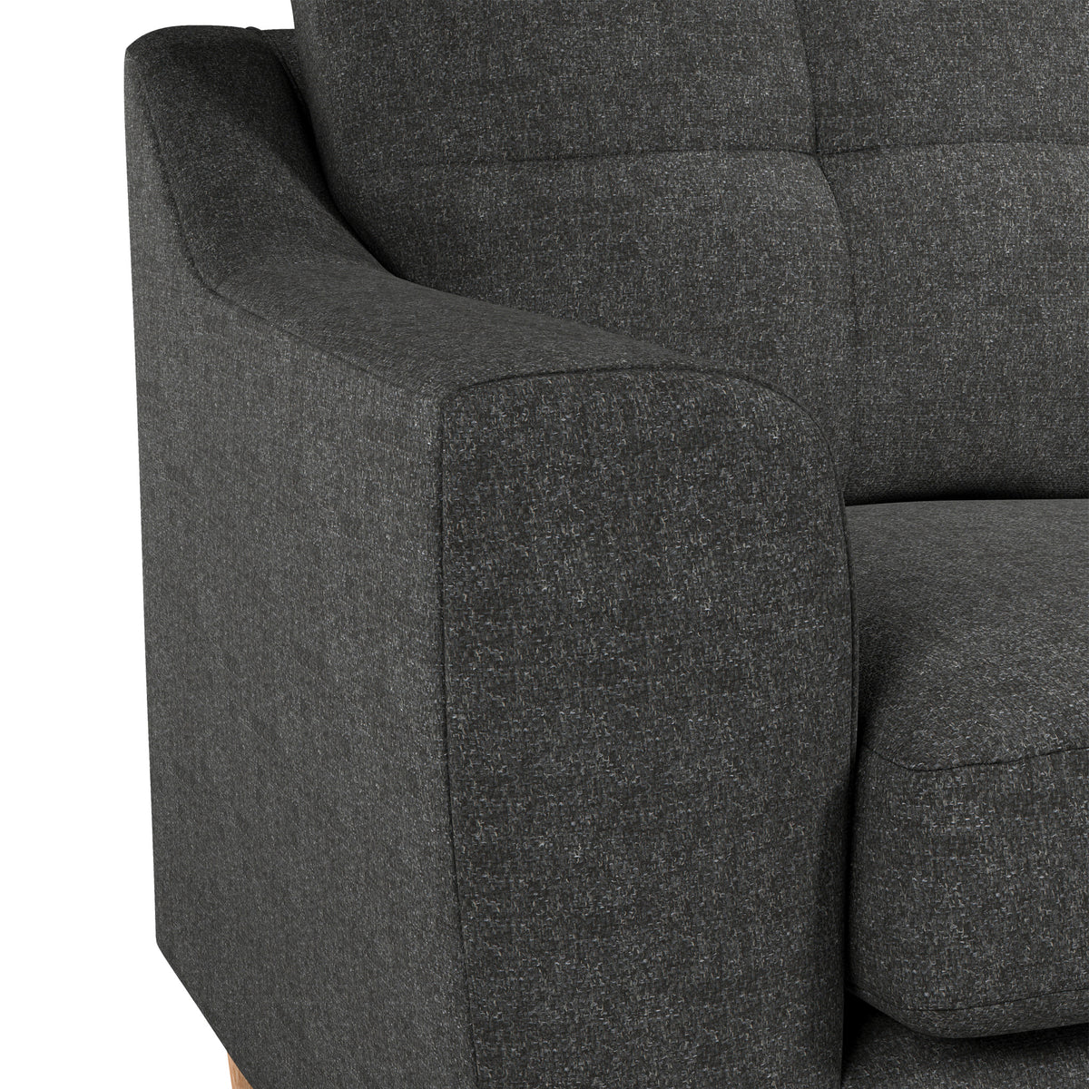 Justin Charcoal 2 Seater Sofa