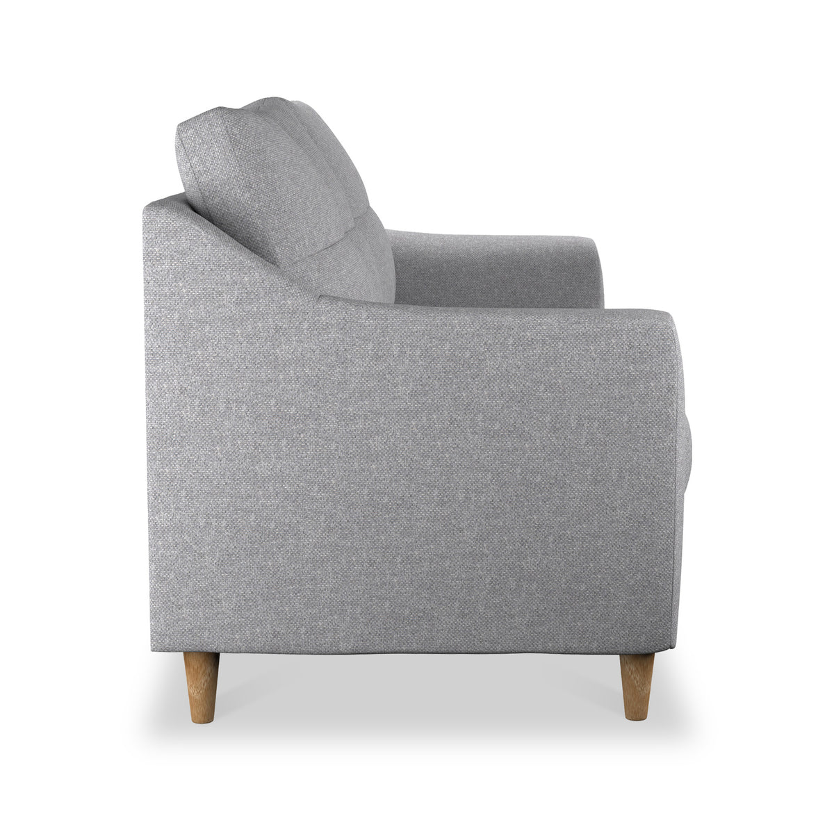 Justin Silver 3 Seater Sofa