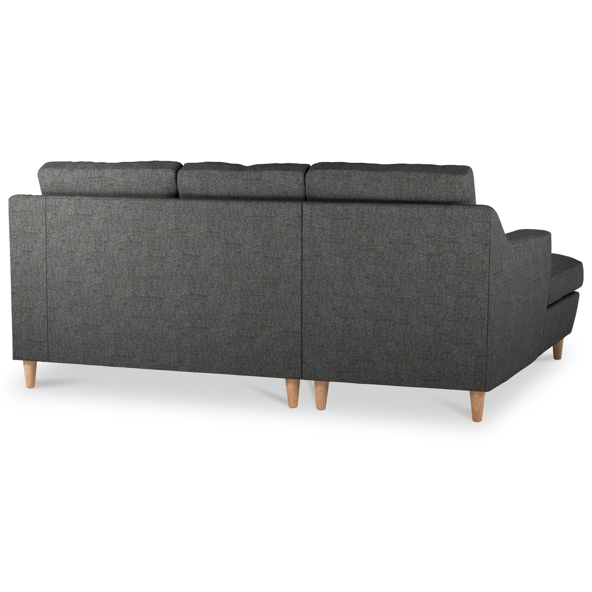 Justin Charcoal Left Hand Chaise Sofa