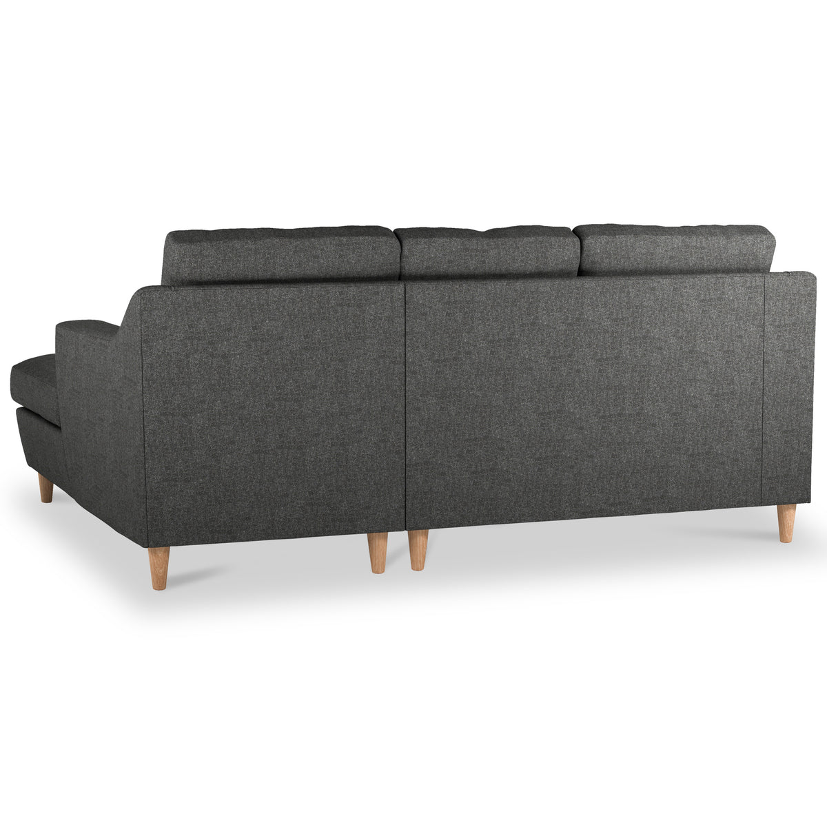 Justin Charcoal right Hand Chaise Sofa