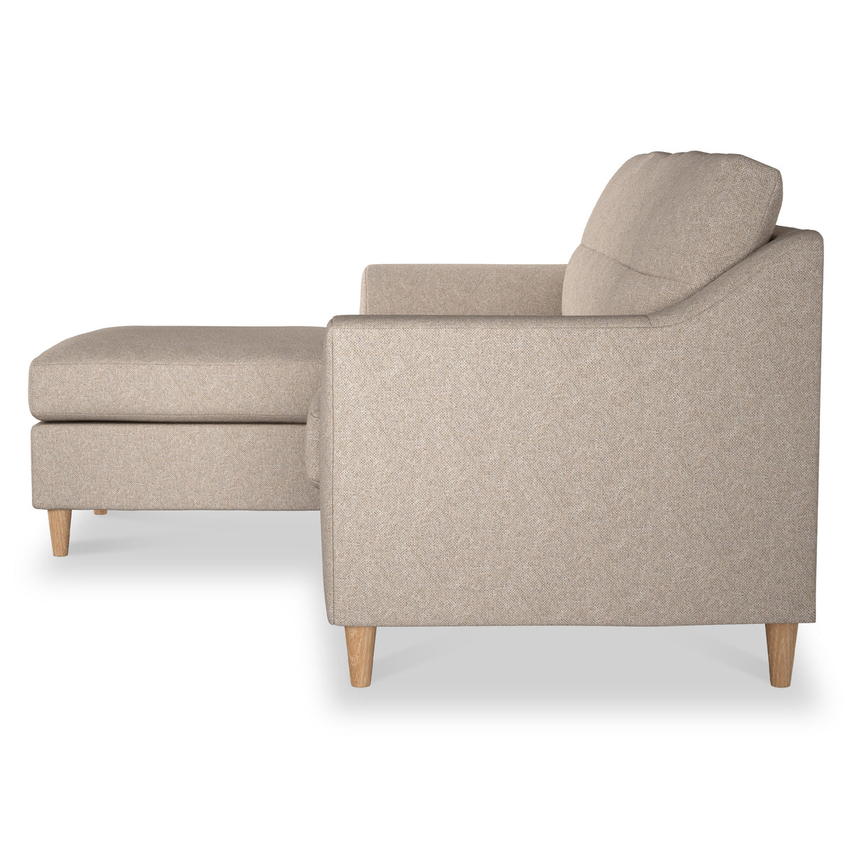 Justin Oatmeal Left Hand Chaise Sofa