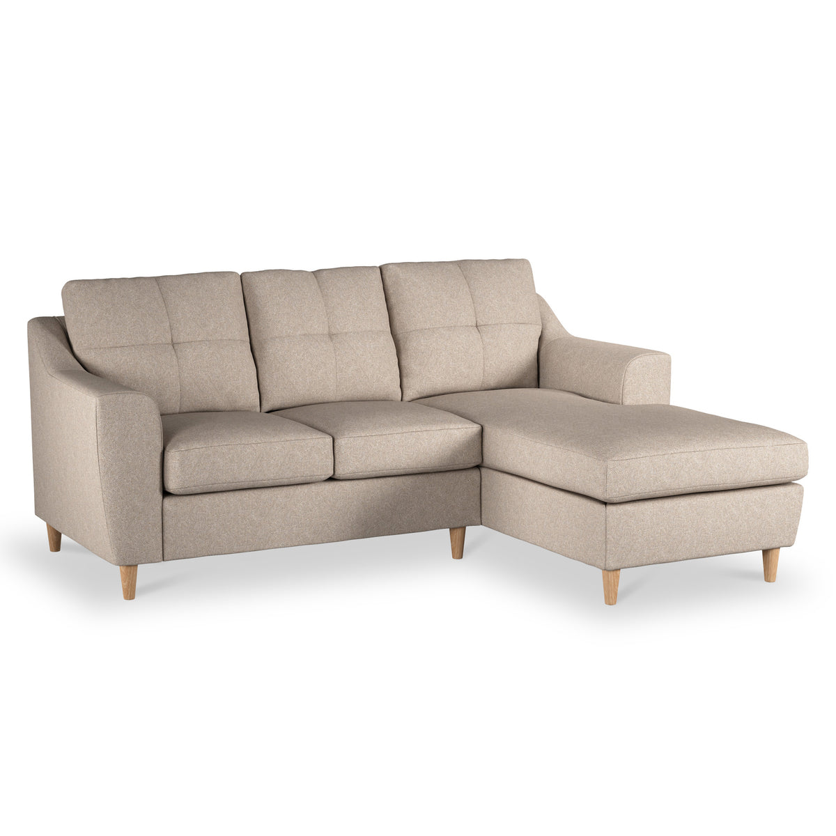 Justin Oatmeal Right Hand Chaise Sofa from Roseland Furniture
