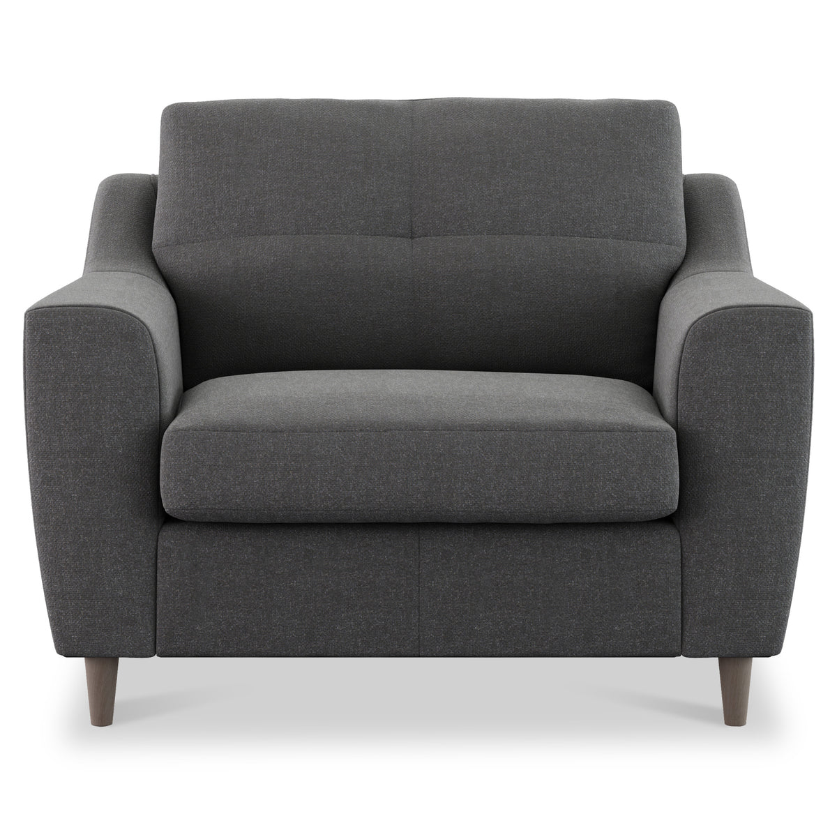 Justin Charcoal Snuggle Living Room Chair from Roseland Furniture