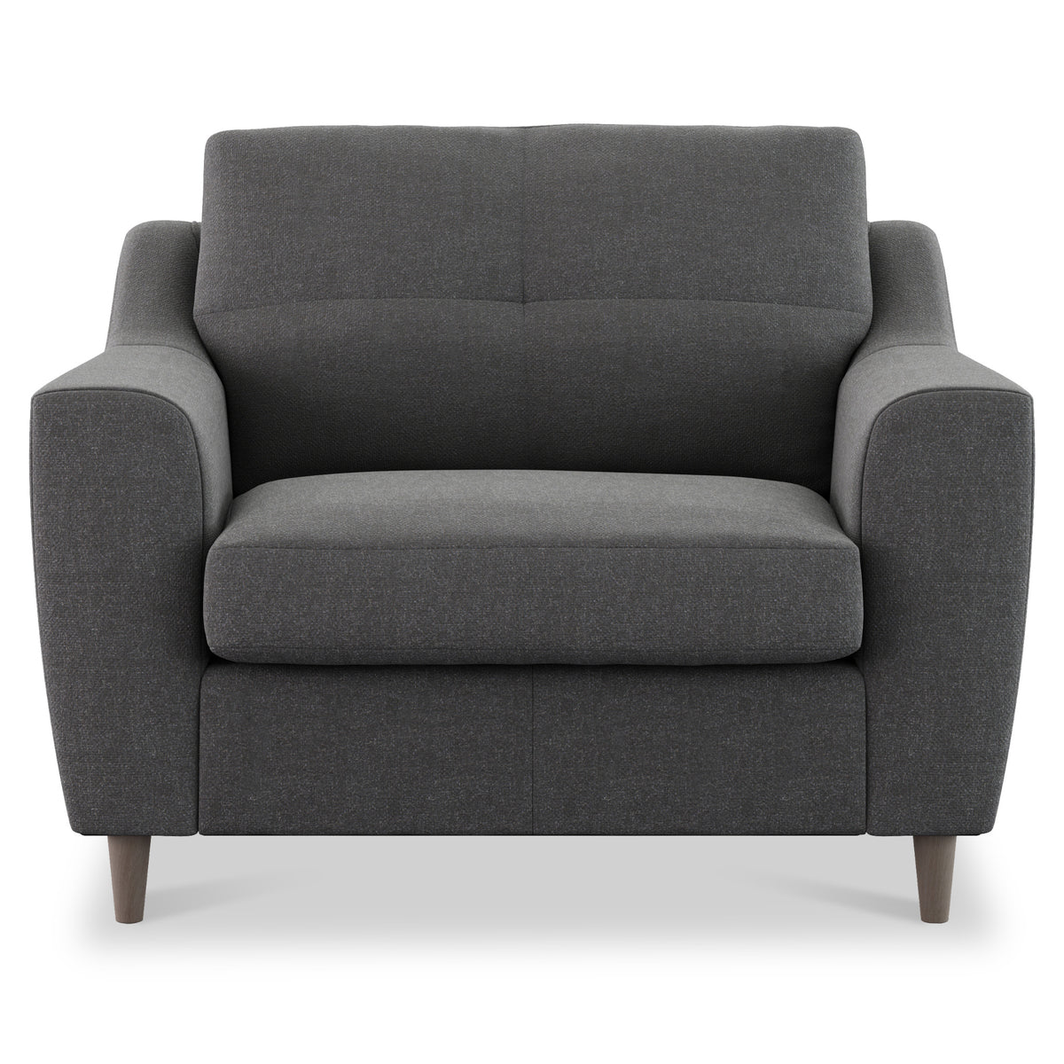 Justin Charcoal Snuggle Living Room Chair from Roseland Furniture