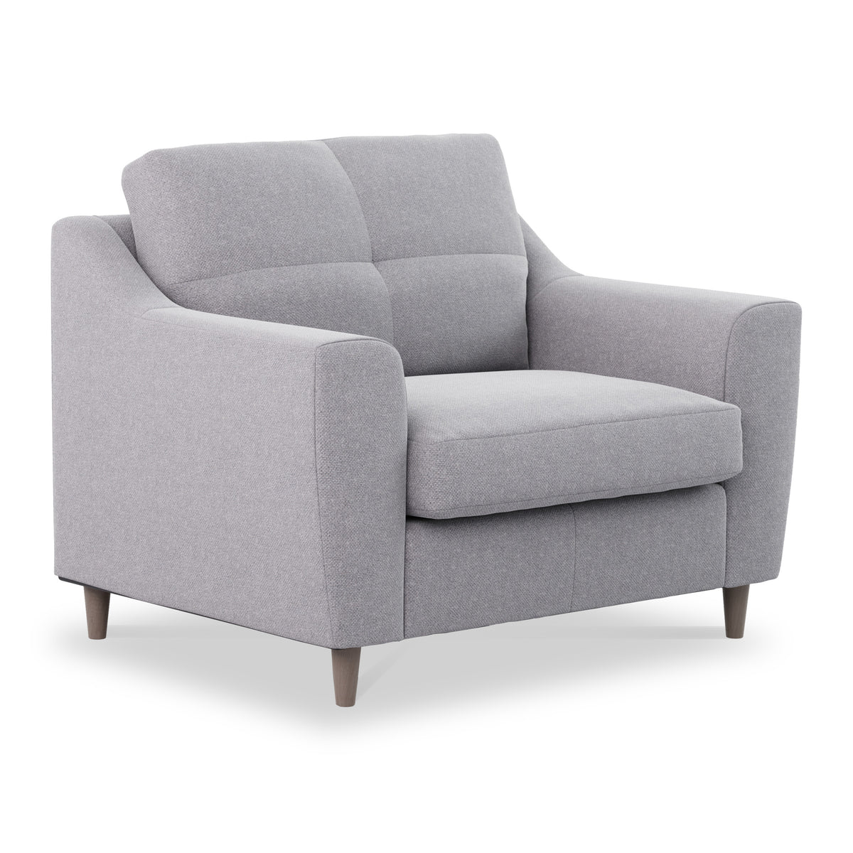 Justin Silver Snuggle Armchair from Roseland Furniture