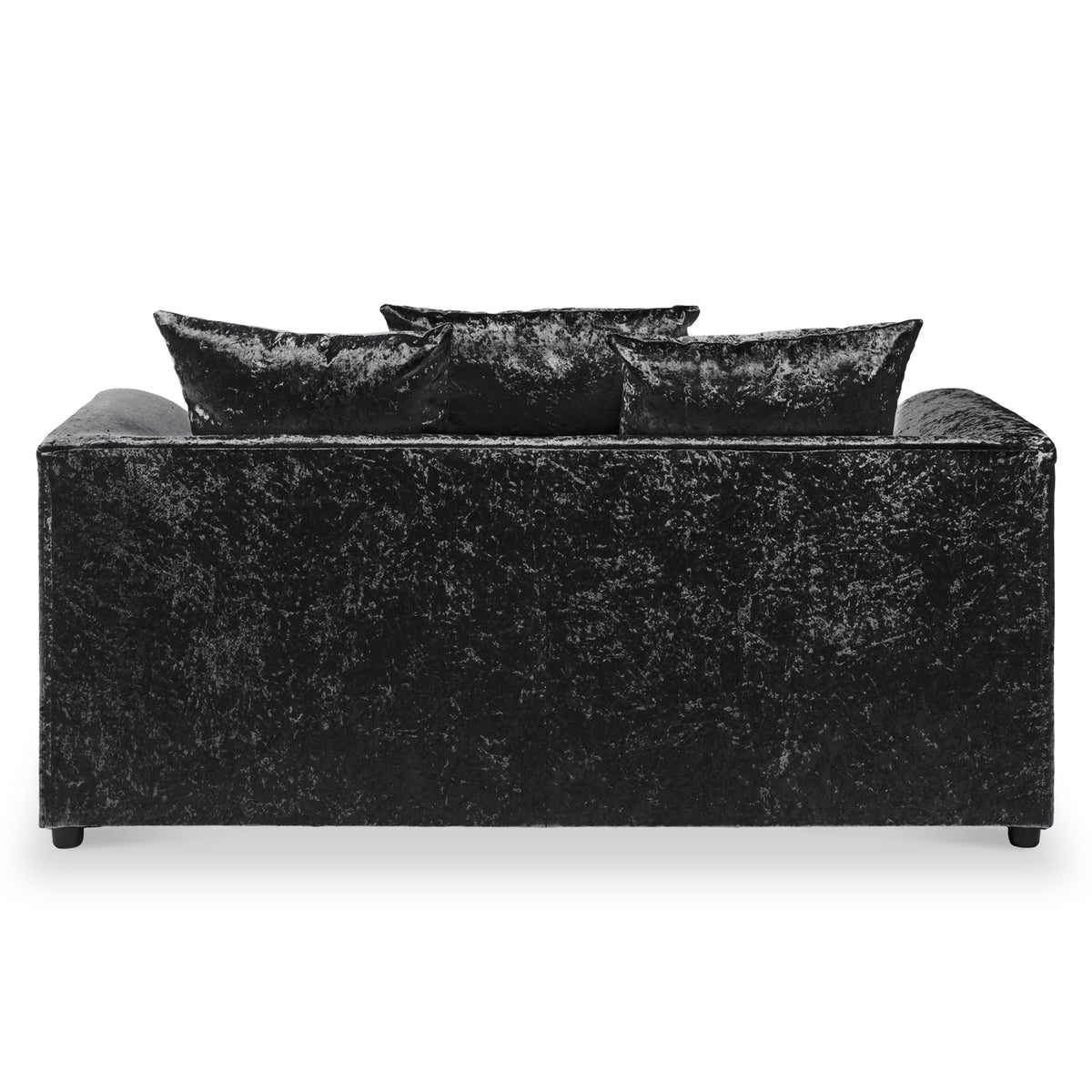 Tamara Black Crushed Velvet 2 Seater Sofa