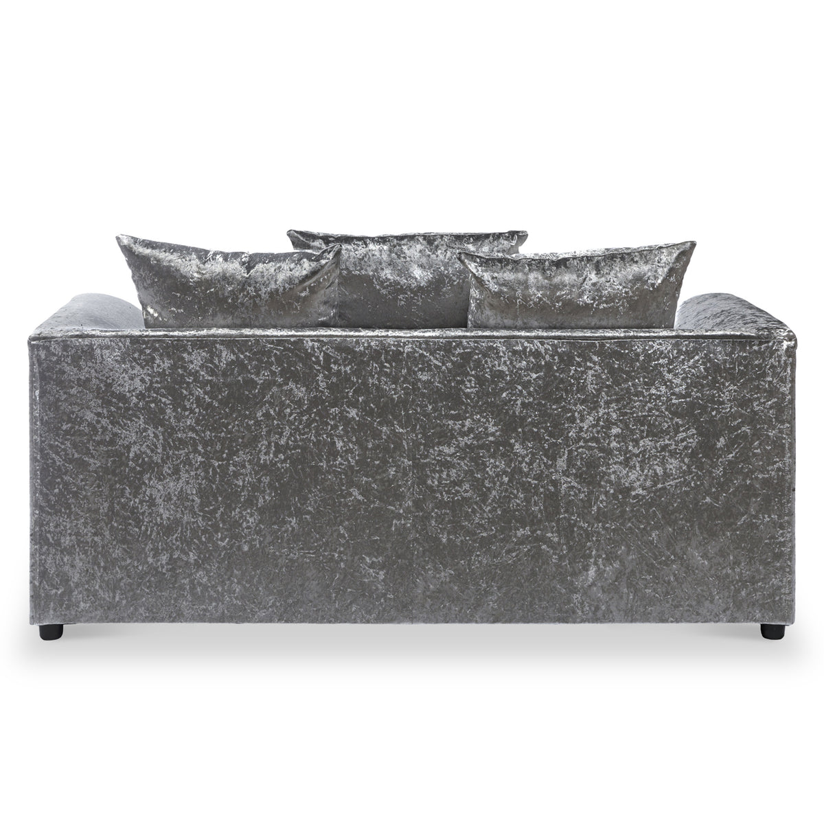 Tamara Silver Crushed Velvet 2 Seater Sofa