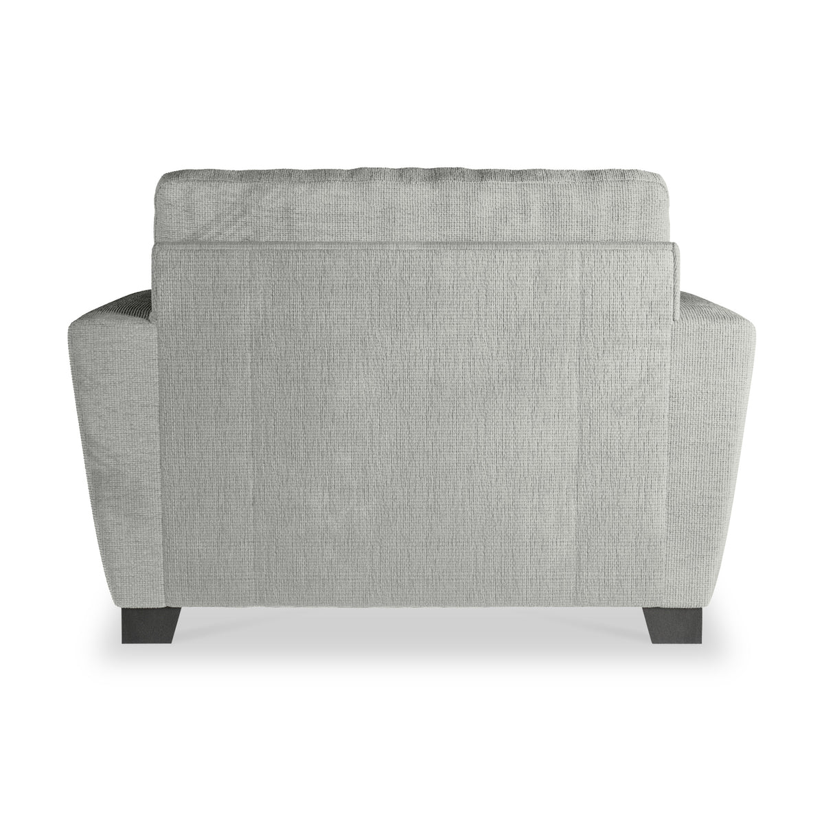 Chester Silver Hopsack Snuggler Armchair