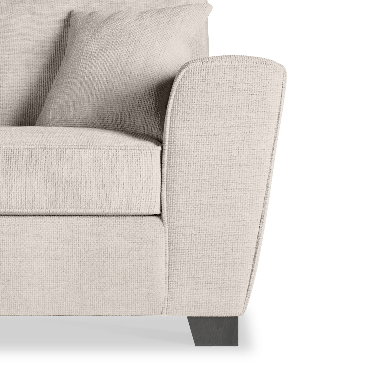 Chester Stone Hopsack Snuggler Armchair
