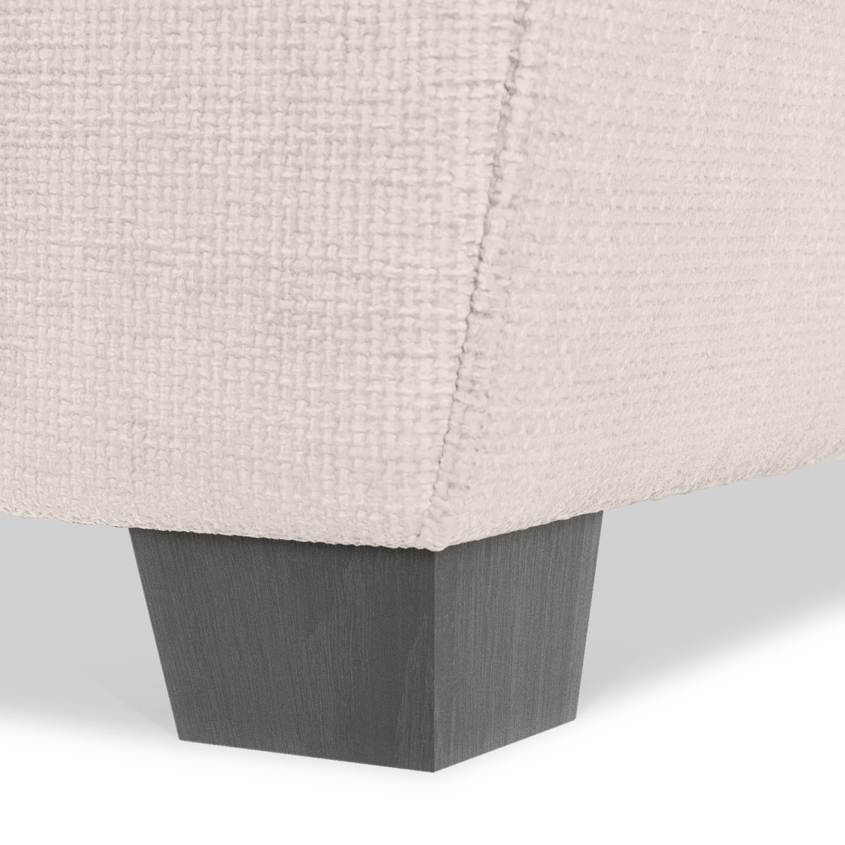 Chester Stone Hopsack Snuggler Armchair