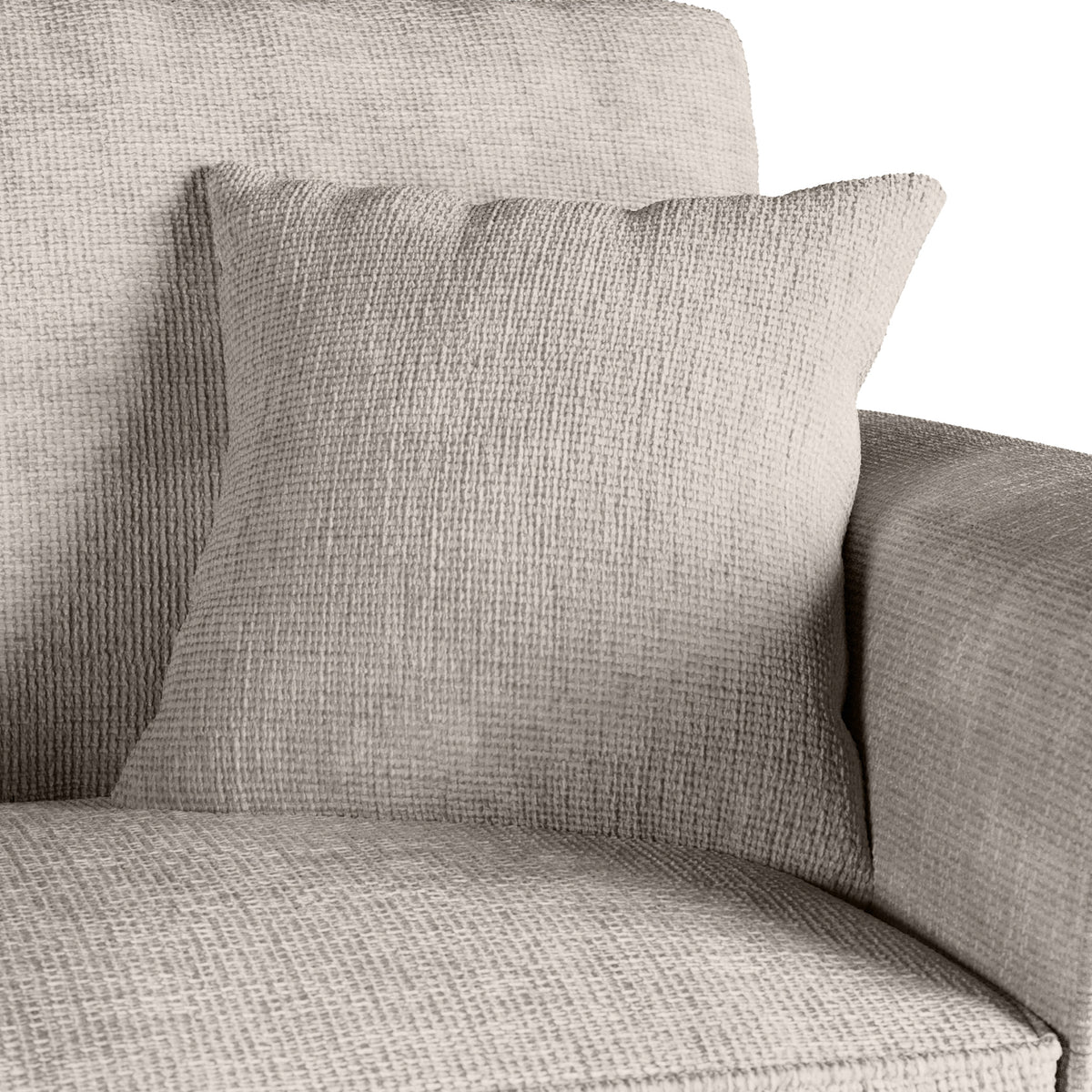 Chester Stone Hopsack Snuggler Armchair