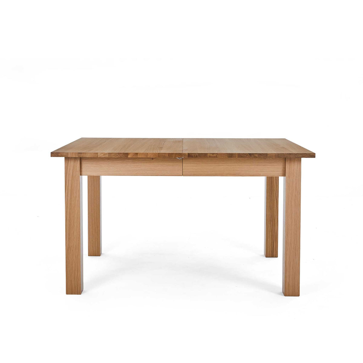 Closed view of the Falmouth Oak Large Extending Dining Table