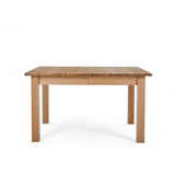 Closed view of the Falmouth Oak Large Extending Dining Table