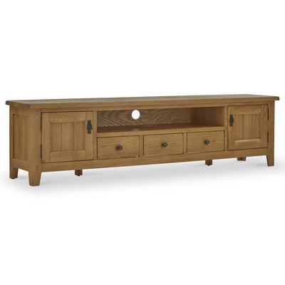 Broadway Oak 210cm TV Unit