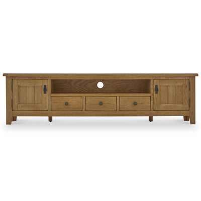 Broadway Oak 210cm TV Unit