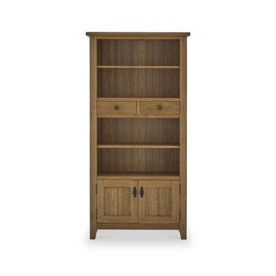 Broadway Oak Display Bookcase