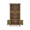 Broadway Oak Display Bookcase with drawers and doors
