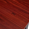Apollo Walnut Wireless Smart Office Desk Walnut veneer tabletop