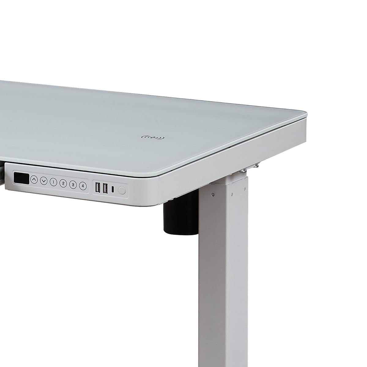 Juno White Wireless Smart Office Desk