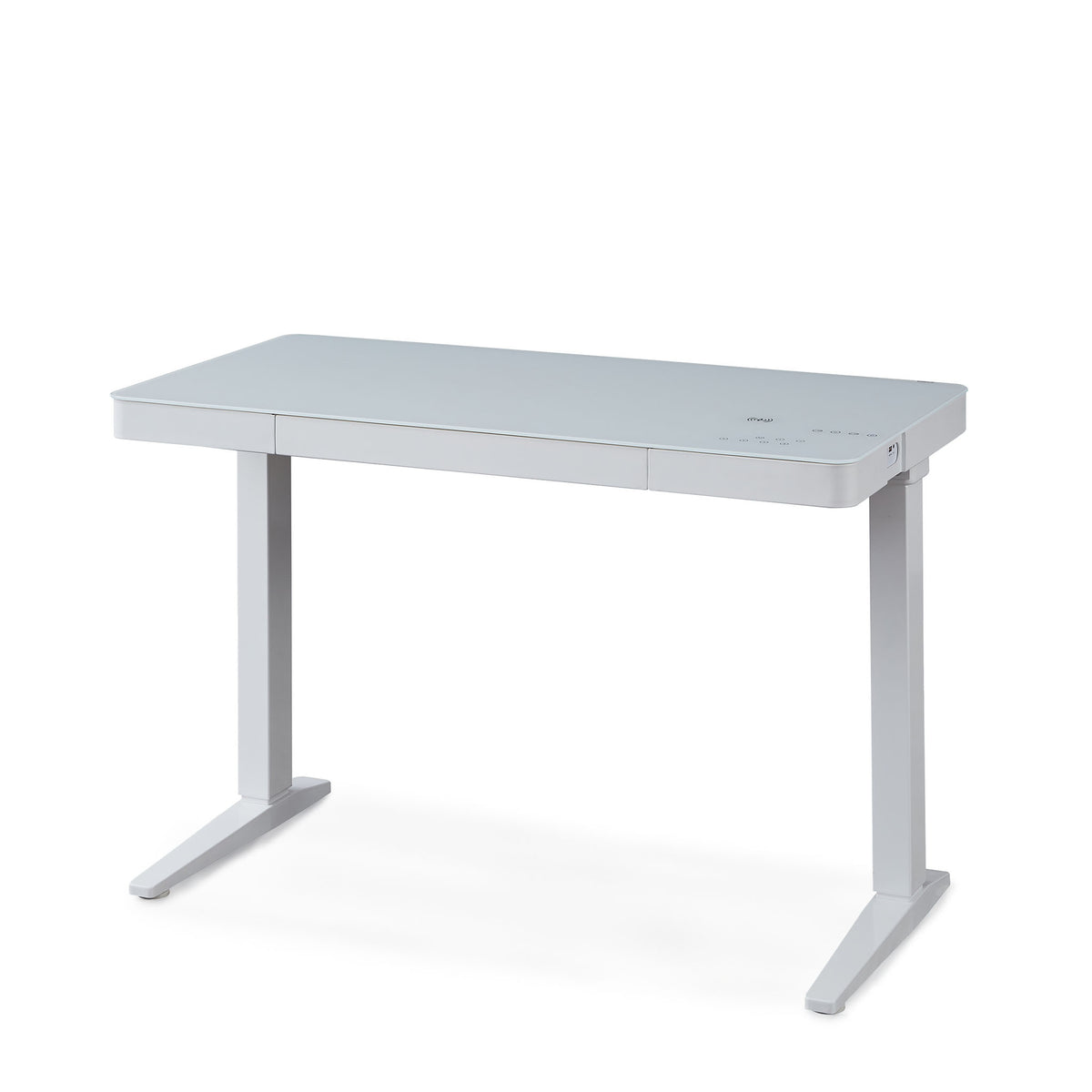 Lana White Wireless Smart Office Desk from Roseland Furniture