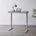 Lana Grey Wireless Smart Office Desk with adjustable height