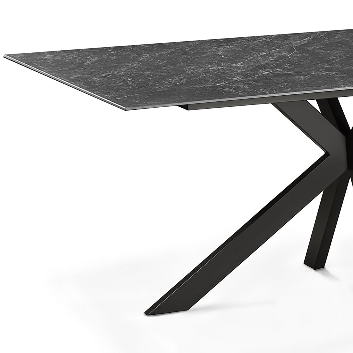 Harlow 180cm Ceramic Dining Table Italia Grey