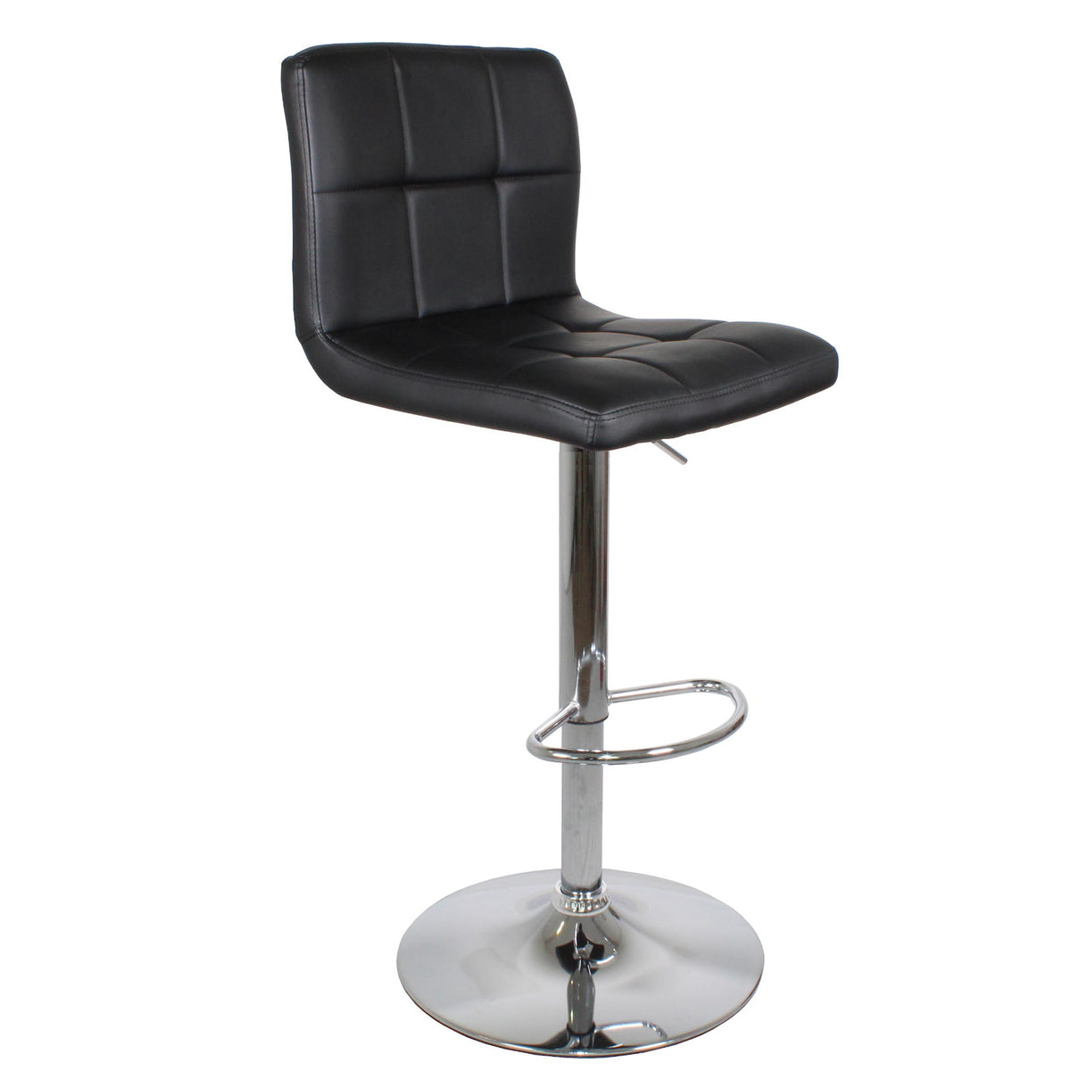 Shadow Grey Elton Adjustable Breakfast Bar Stool from Roseland Furniture
