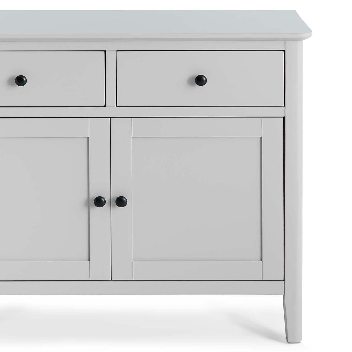 Elgin Grey Small Sideboard - Close up of drawer front
