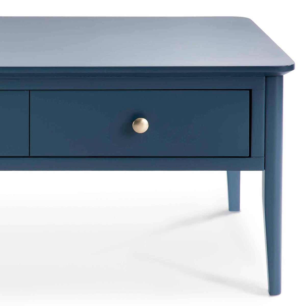 Stirling Blue Coffee Table - Close up