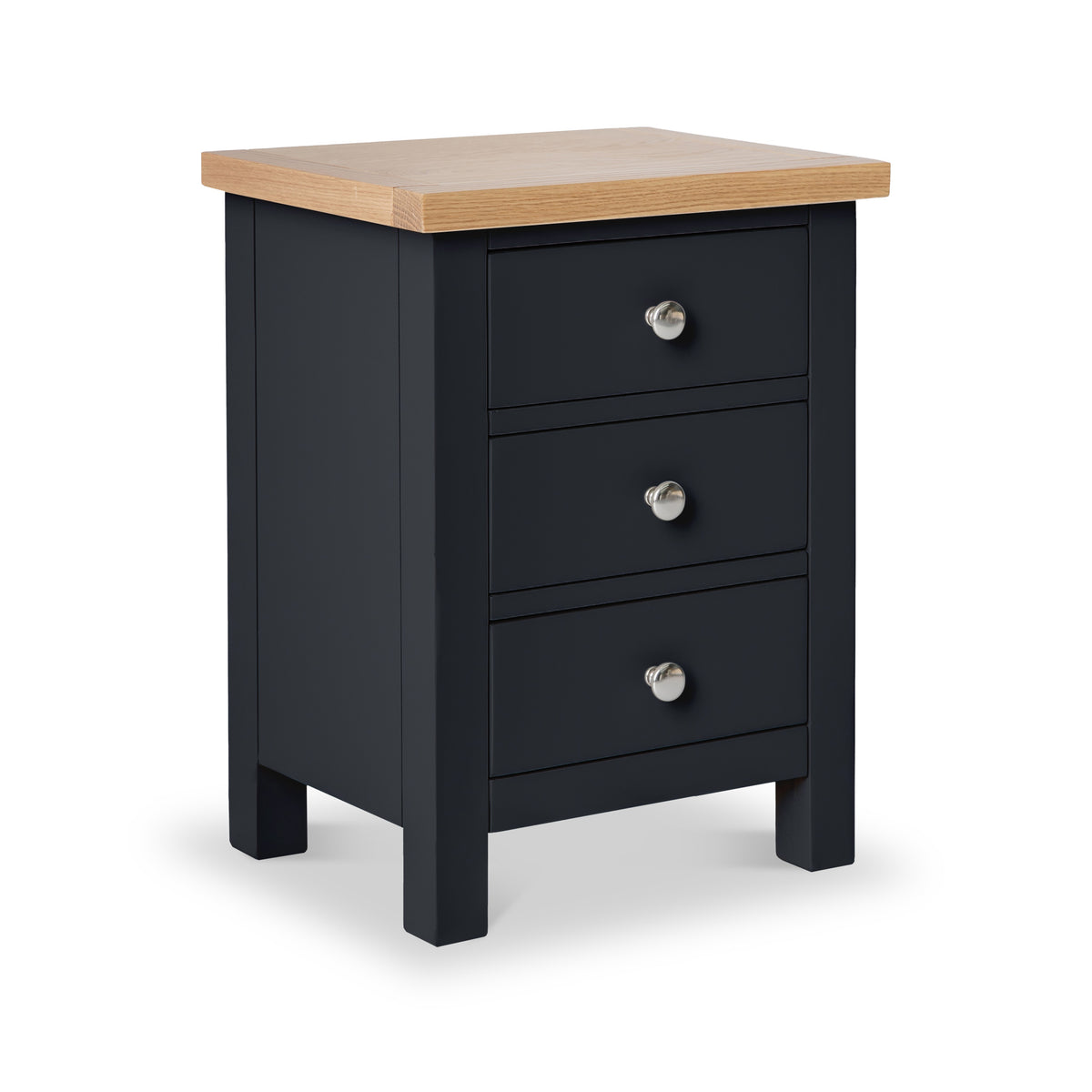 Farrow Black Bedside Table from Roseland
