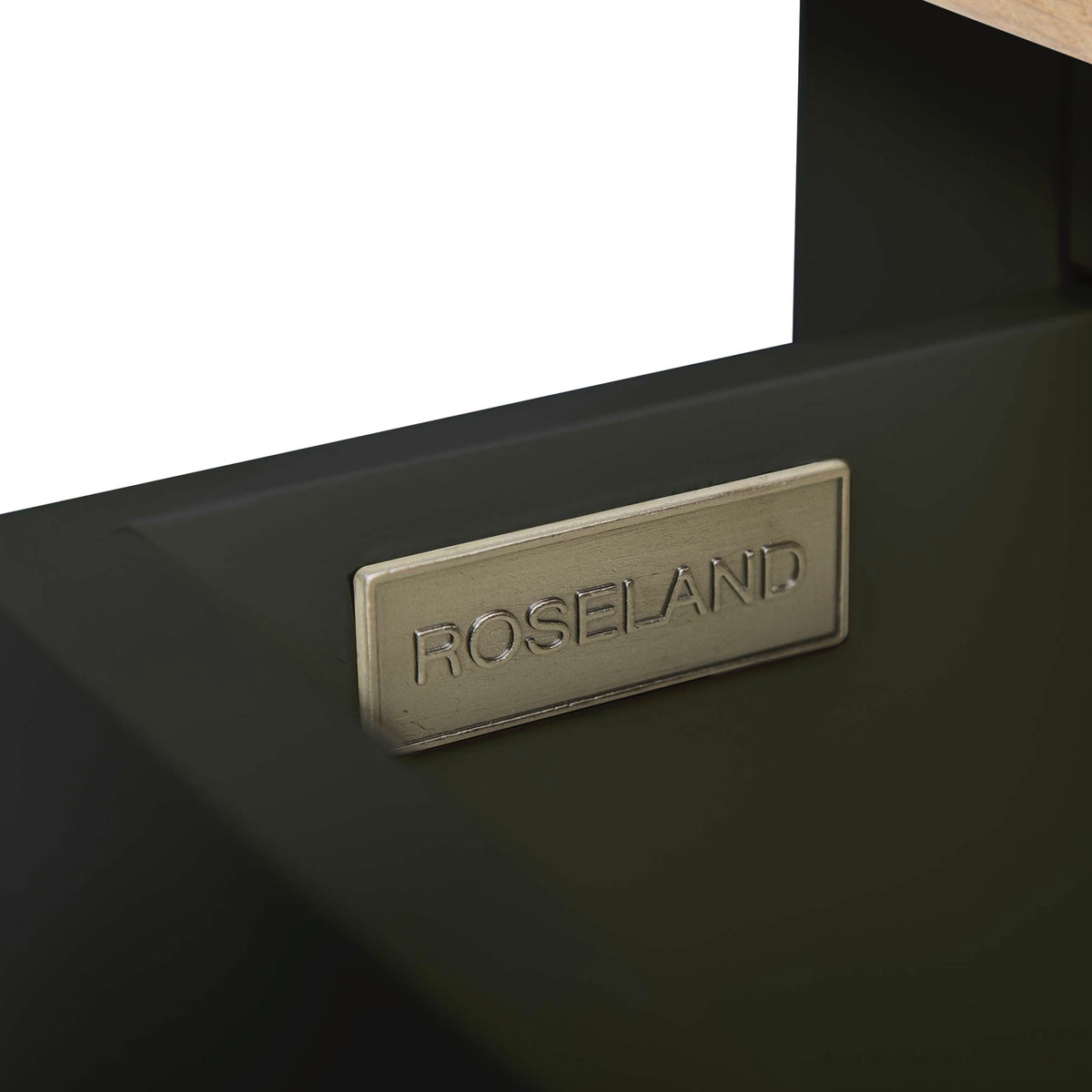 Farrow Black Bedside Table