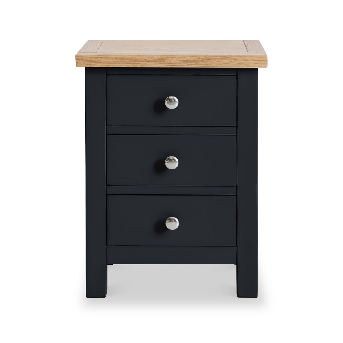 Farrow Black Bedside Cabinet