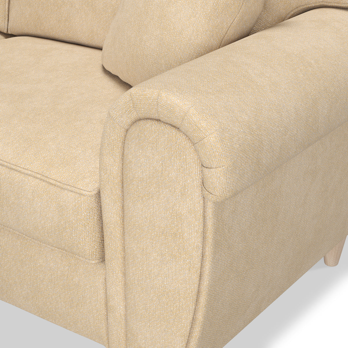 Harry Yellow 3 Seater Sofa