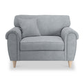 Harry Light Blue Snuggle Living Room Chair