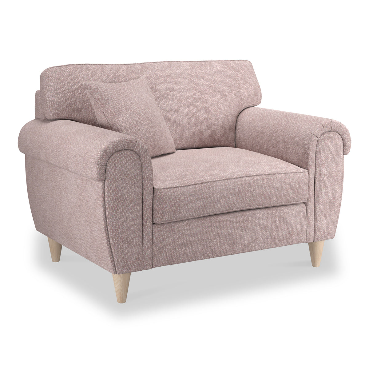 Harry Mauve Snuggle Armchair from Roseland Furniture