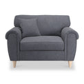 Harry Navy Snuggle Living Room Chair