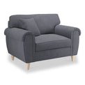 Harry Navy Snuggle Armchair from Roseland Furniture