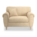 Harry Yellow Snuggle Living Room Chair