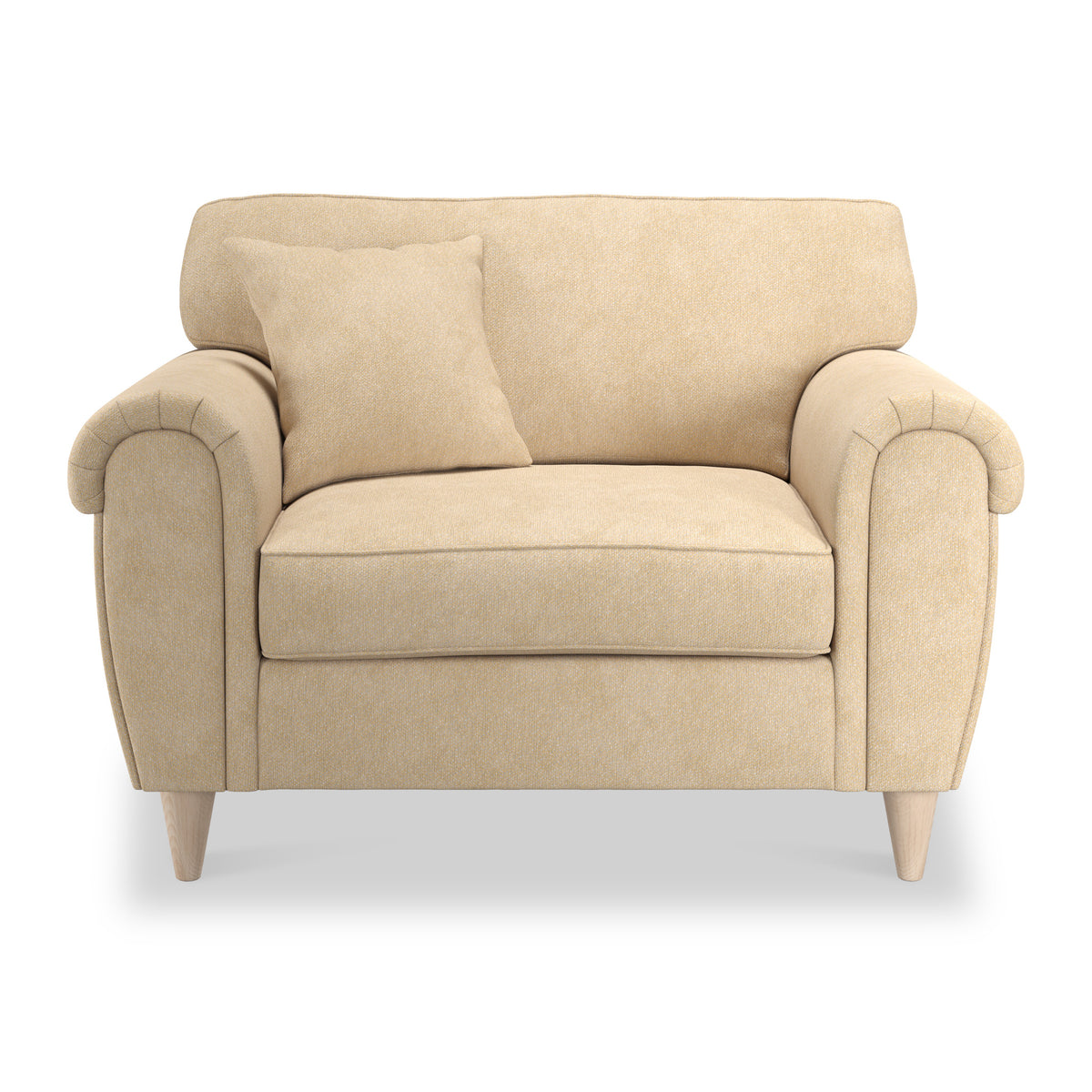 Harry Yellow Snuggle Living Room Chair