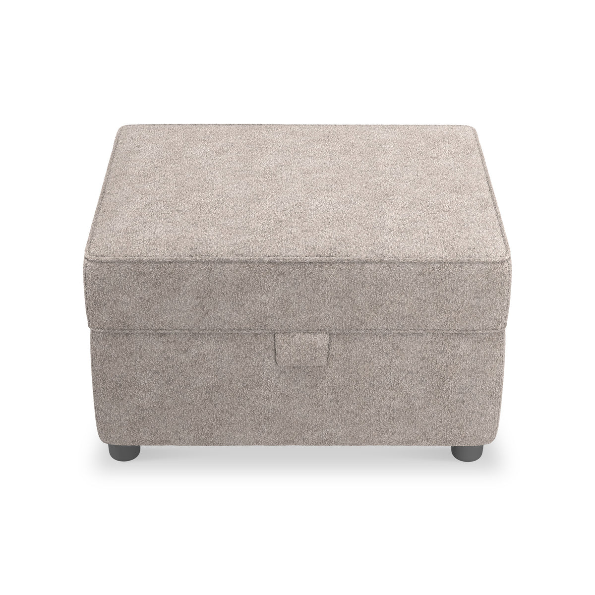 Jessie Mink Small Storage Pouffe